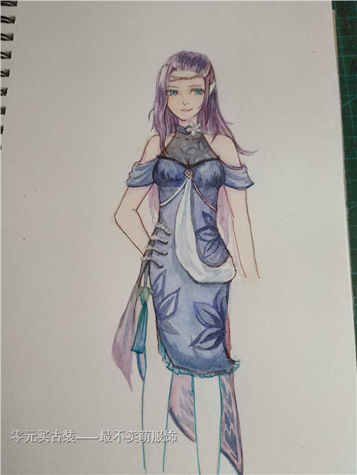 甄姬小姐姐的旗袍