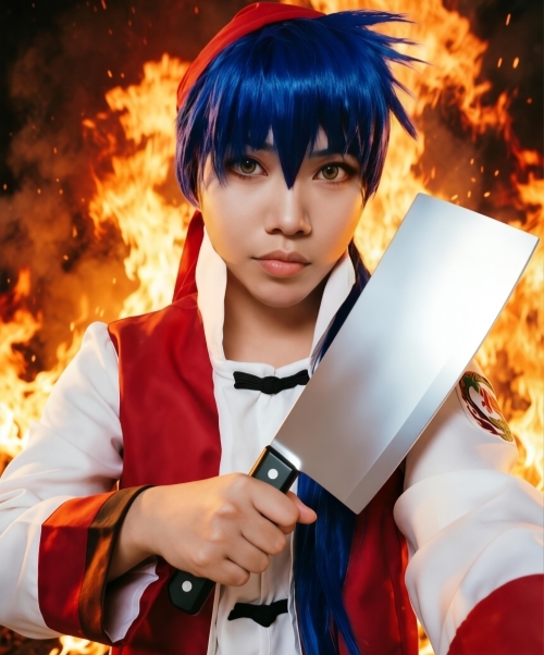 cos正片_cospaly作品_古风cos_中华一番/中华小当家cosplay:中华百选御前料理对决