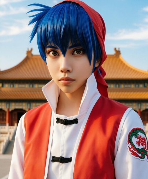 cos正片_cospaly作品_古风cos_中华小当家COS:特级厨师刘昴星