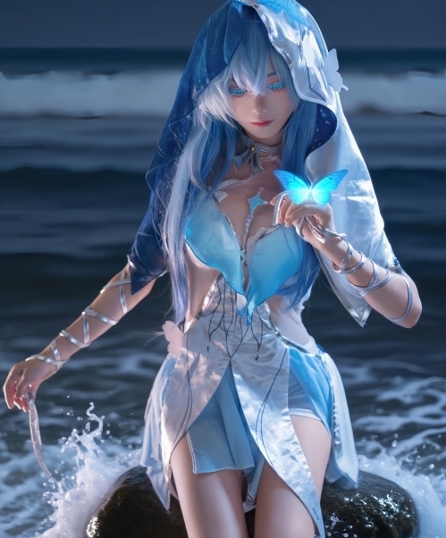 cos正片_cospaly作品_古风cos_守岸人